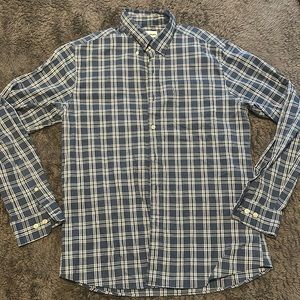 Blue plaid Sonoma Button Down - Medium